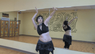 Sara Beaman tribal fusion DVD layered combination with sidewinder