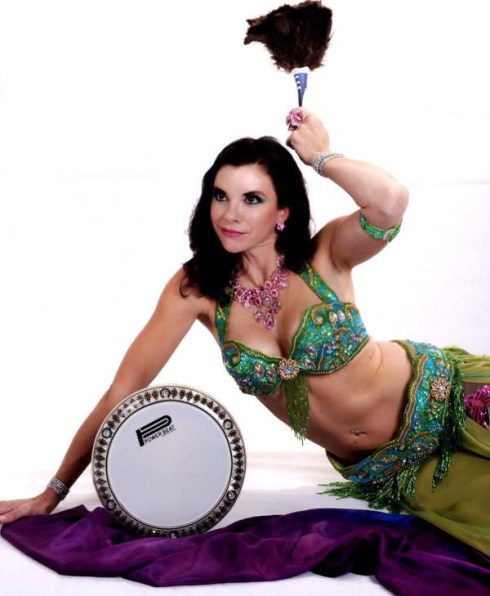Heather Wayman, bellydancer
