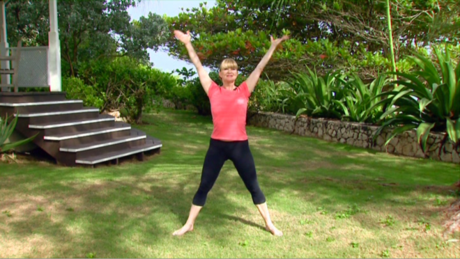Miranda Esmonde--White doing Classical Stretch standing moves