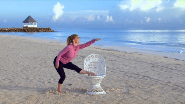 Miranda Esmonde-White doing Classical Stretch barre work