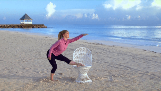 Miranda Esmonde-White doing Classical Stretch barre work